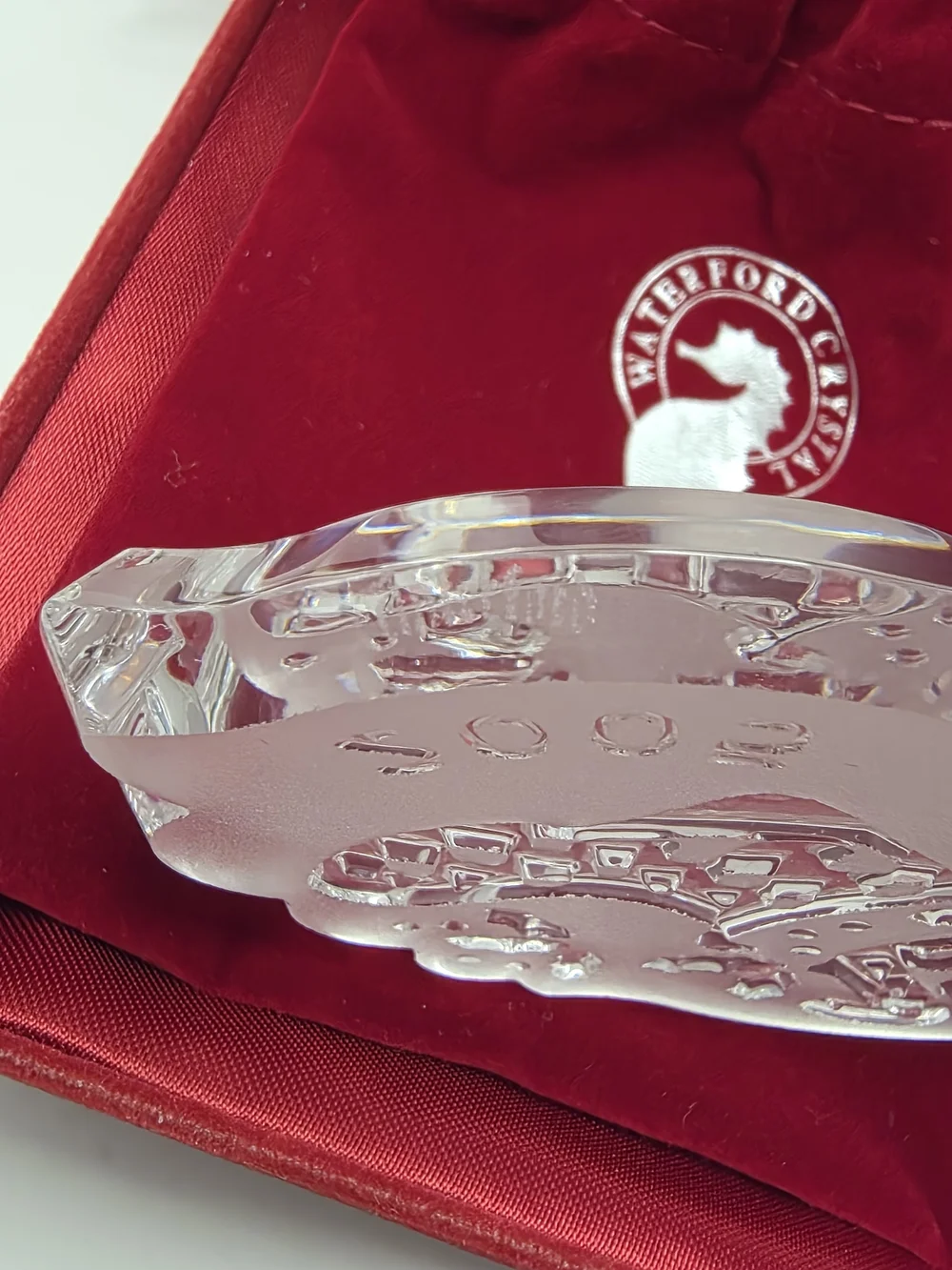 2005 Waterford Crystal Ornament Songs Of Christmas Collection Final Edition